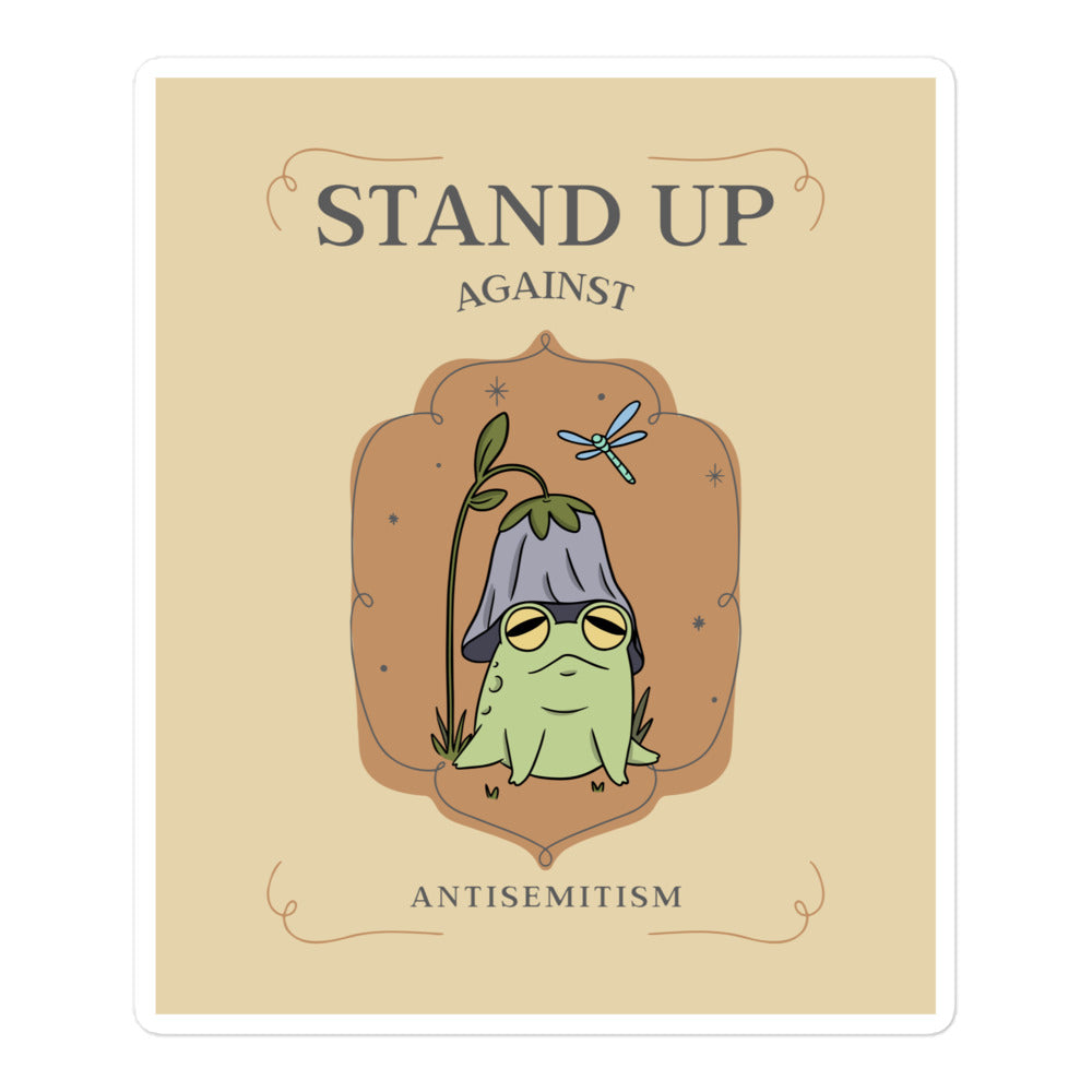 Cute Friend | Antisemitism | Kiss Cut Sticker Jouparty