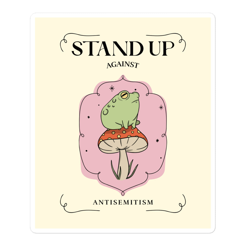 Cute Friend | Antisemitism | Kiss Cut Sticker Jouparty