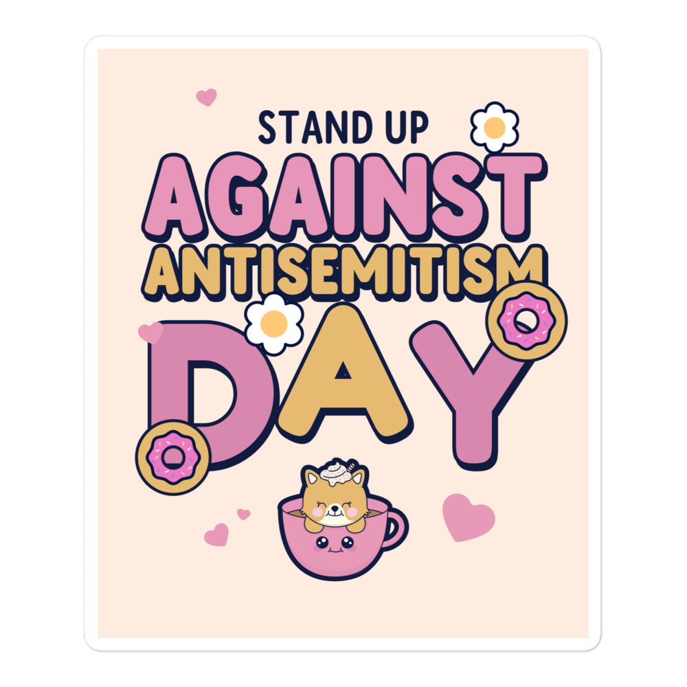 Cute Friend | Antisemitism | Kiss Cut Sticker Jouparty