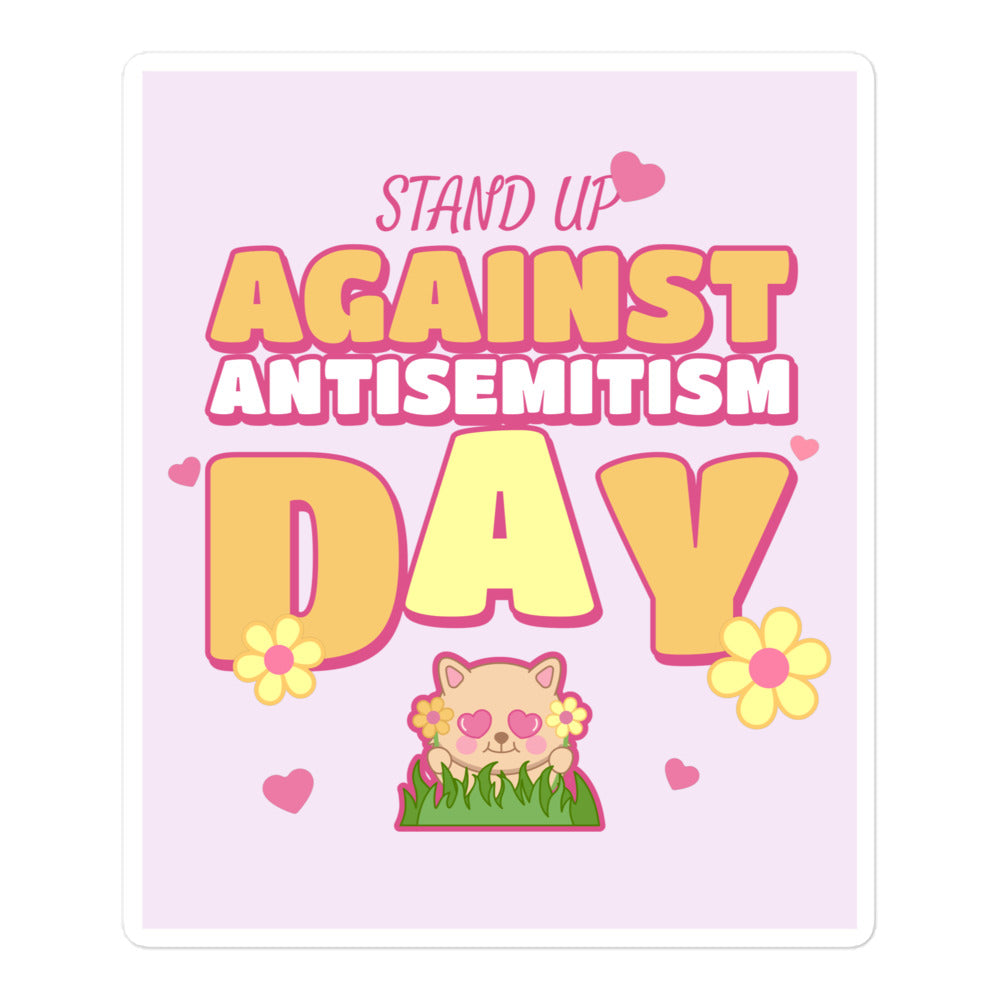 Cute Friend | Antisemitism | Kiss Cut Sticker Jouparty