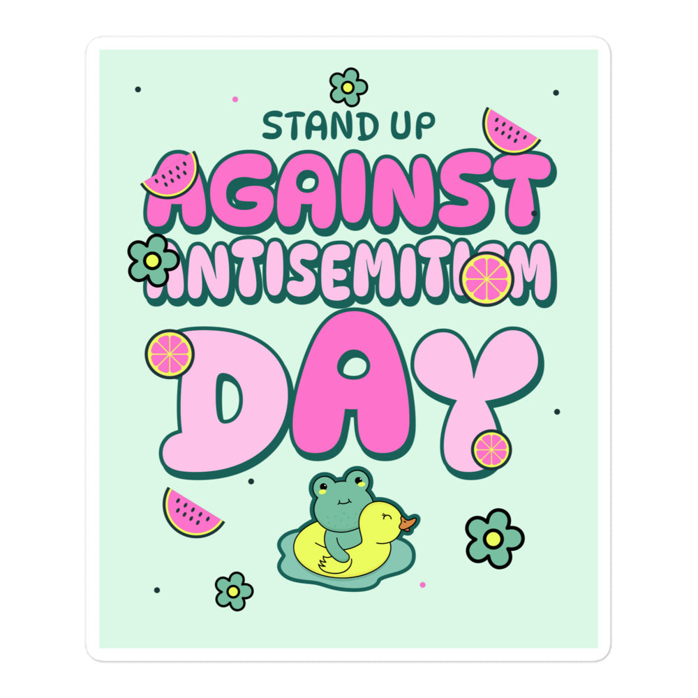 Cute Friend | Antisemitism | Kiss Cut Sticker Jouparty