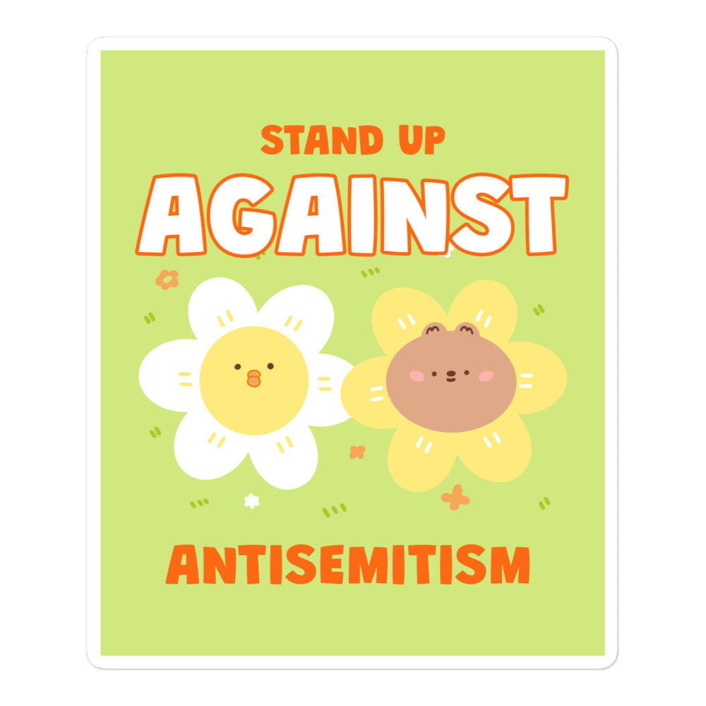 Cute Friend | Antisemitism | Kiss Cut Sticker Jouparty