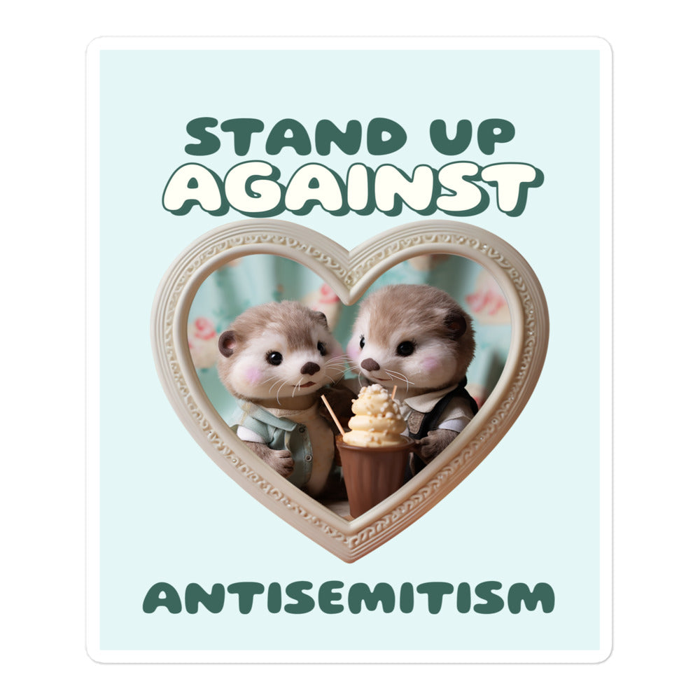 Cute Friend | Antisemitism | Kiss Cut Sticker Jouparty