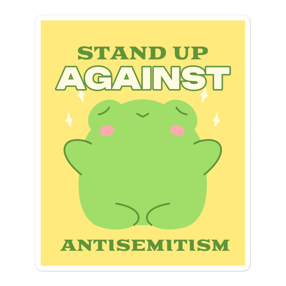 Cute Friend | Antisemitism | Kiss Cut Sticker Jouparty