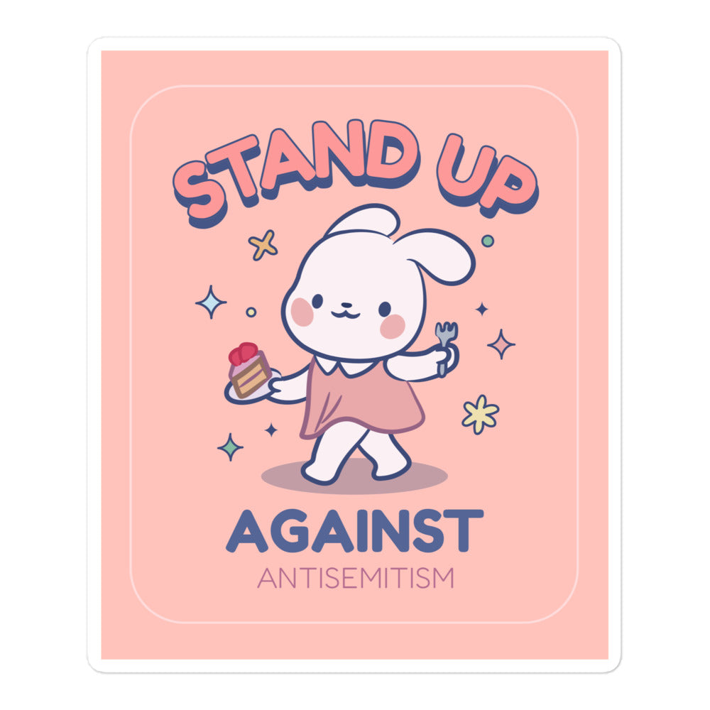 Cute Friend | Antisemitism | Kiss Cut Sticker Jouparty
