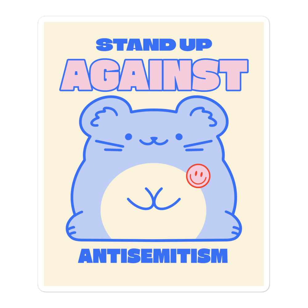 Cute Friend | Antisemitism | Kiss Cut Sticker Jouparty
