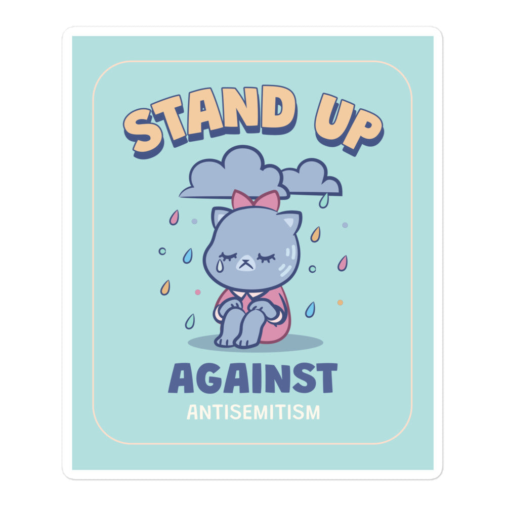 Cute Friend | Antisemitism | Kiss Cut Sticker Jouparty