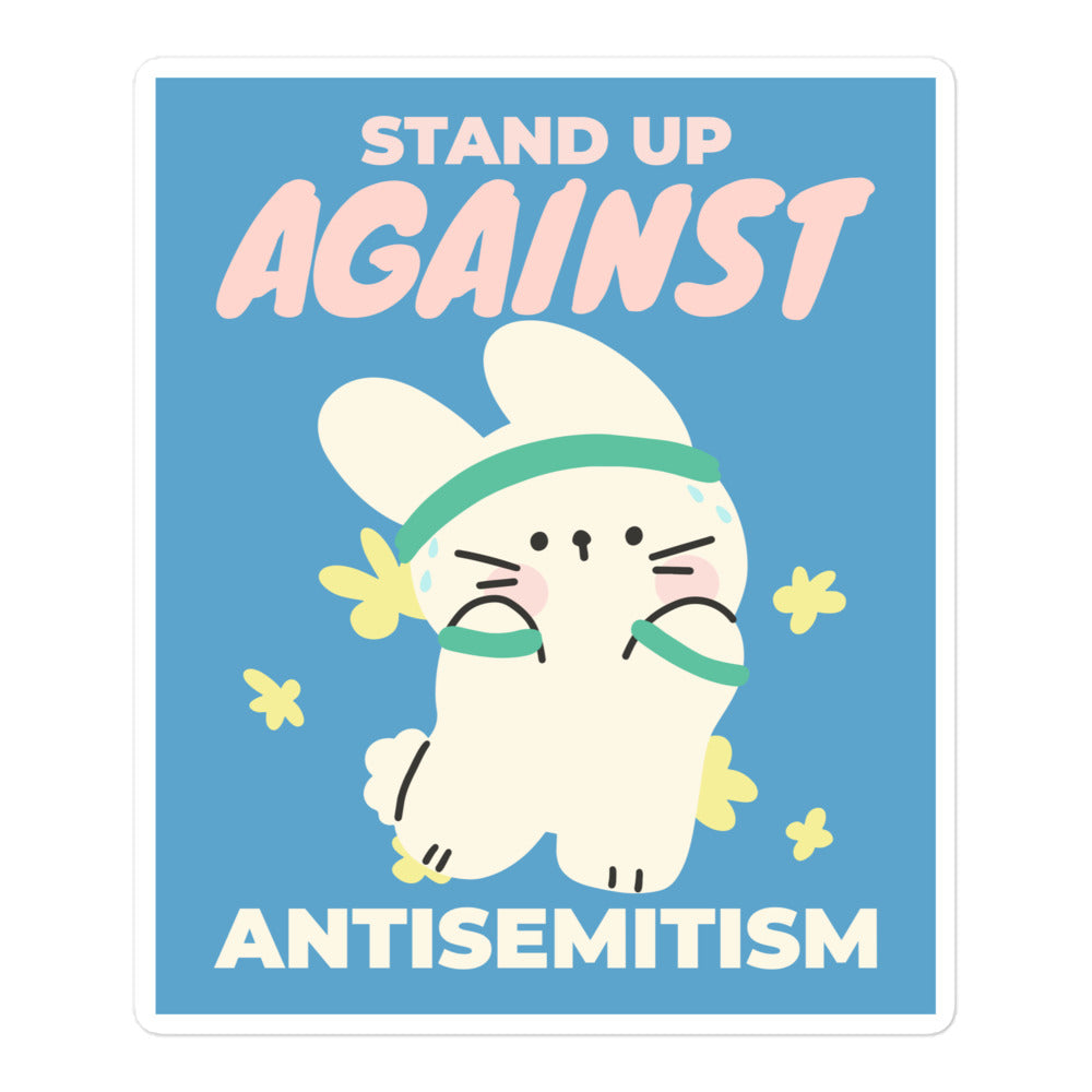 Cute Friend | Antisemitism | Kiss Cut Sticker Jouparty