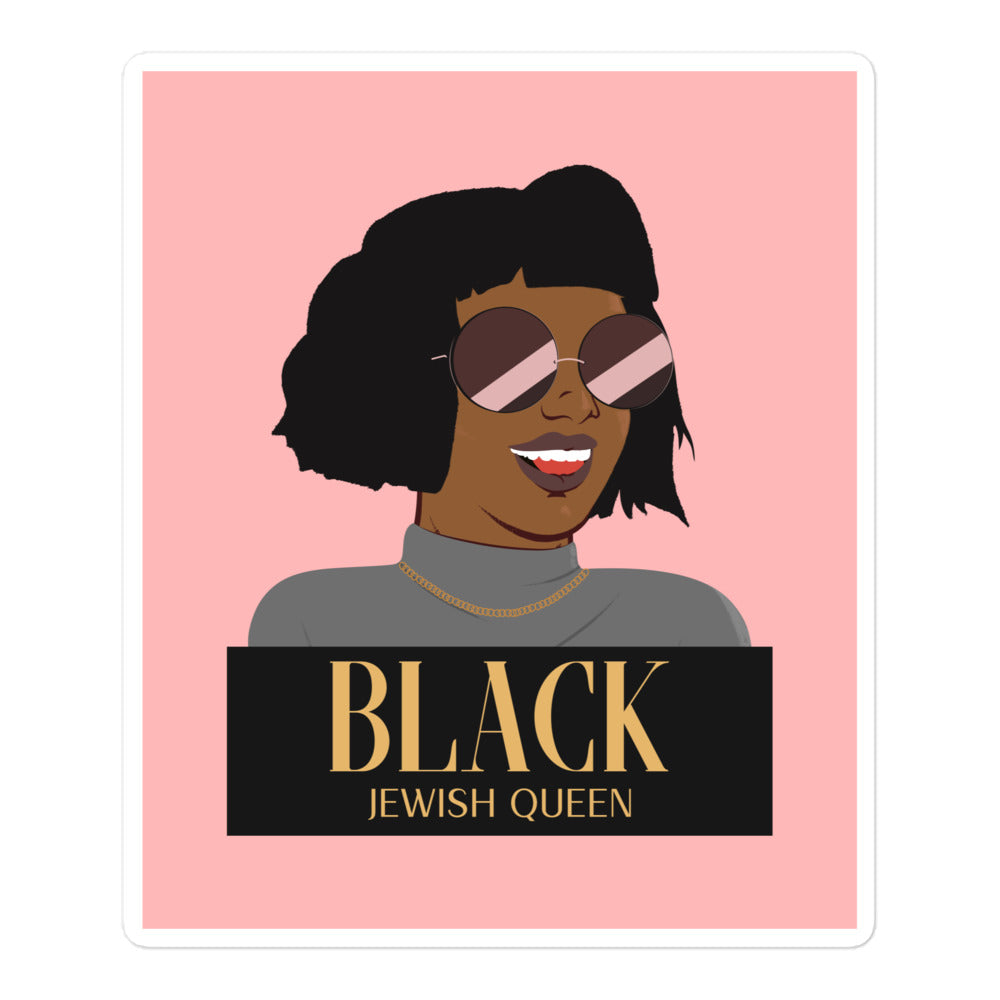 Black & Jewish Love | Kiss Cut Sticker