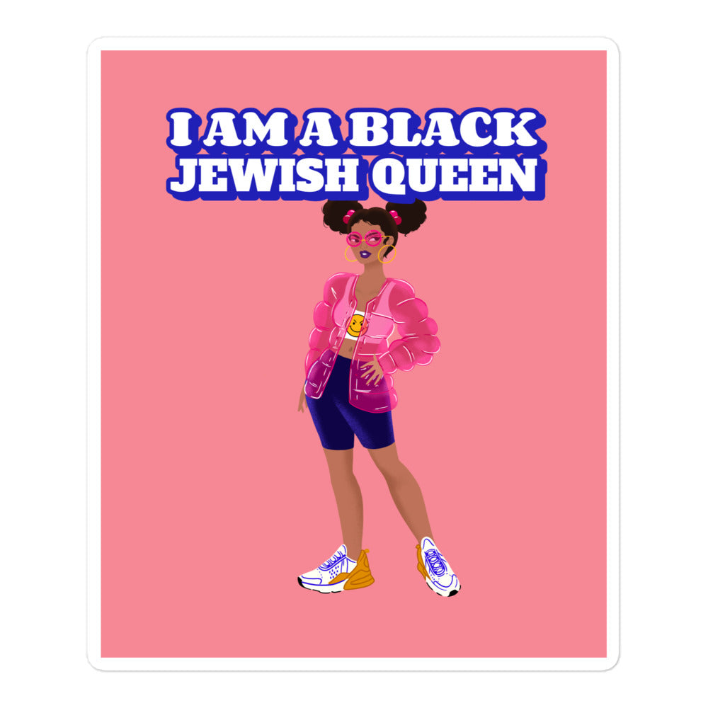 Black & Jewish Love | Kiss Cut Sticker