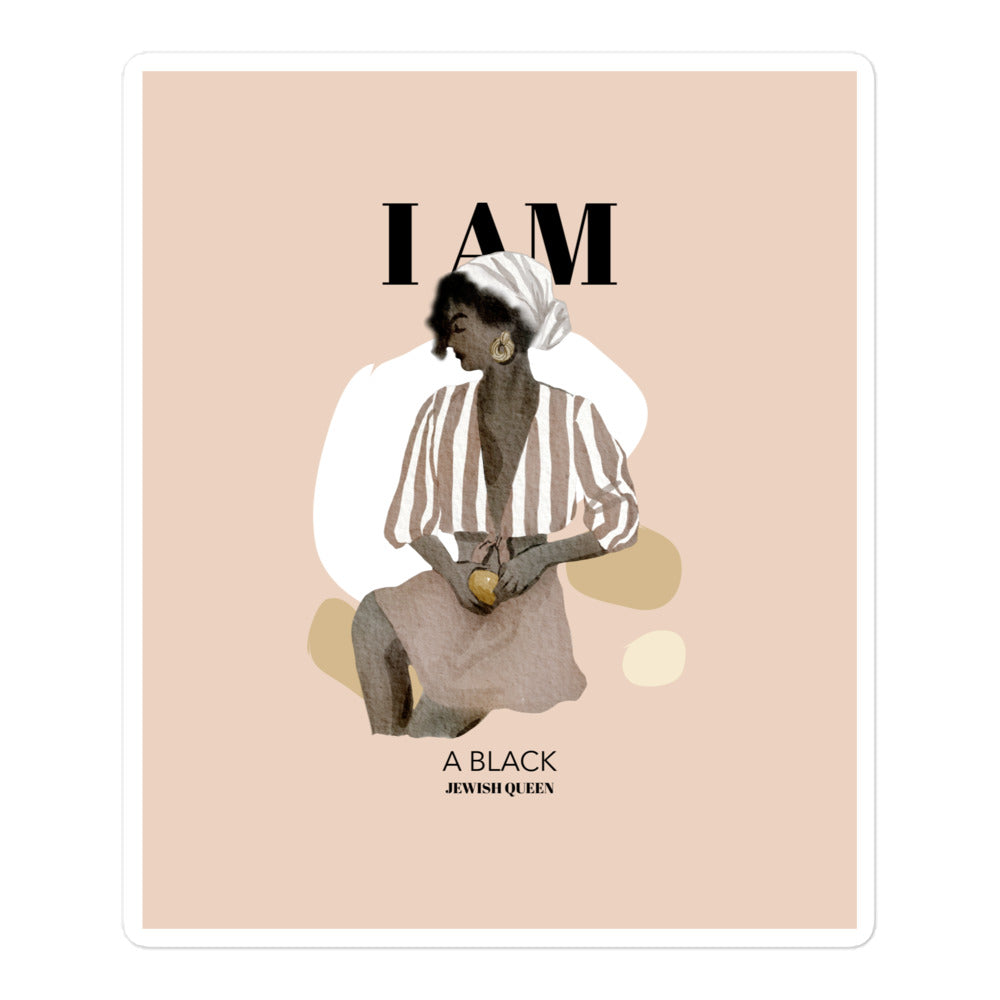 Black & Jewish Love | Kiss Cut Sticker