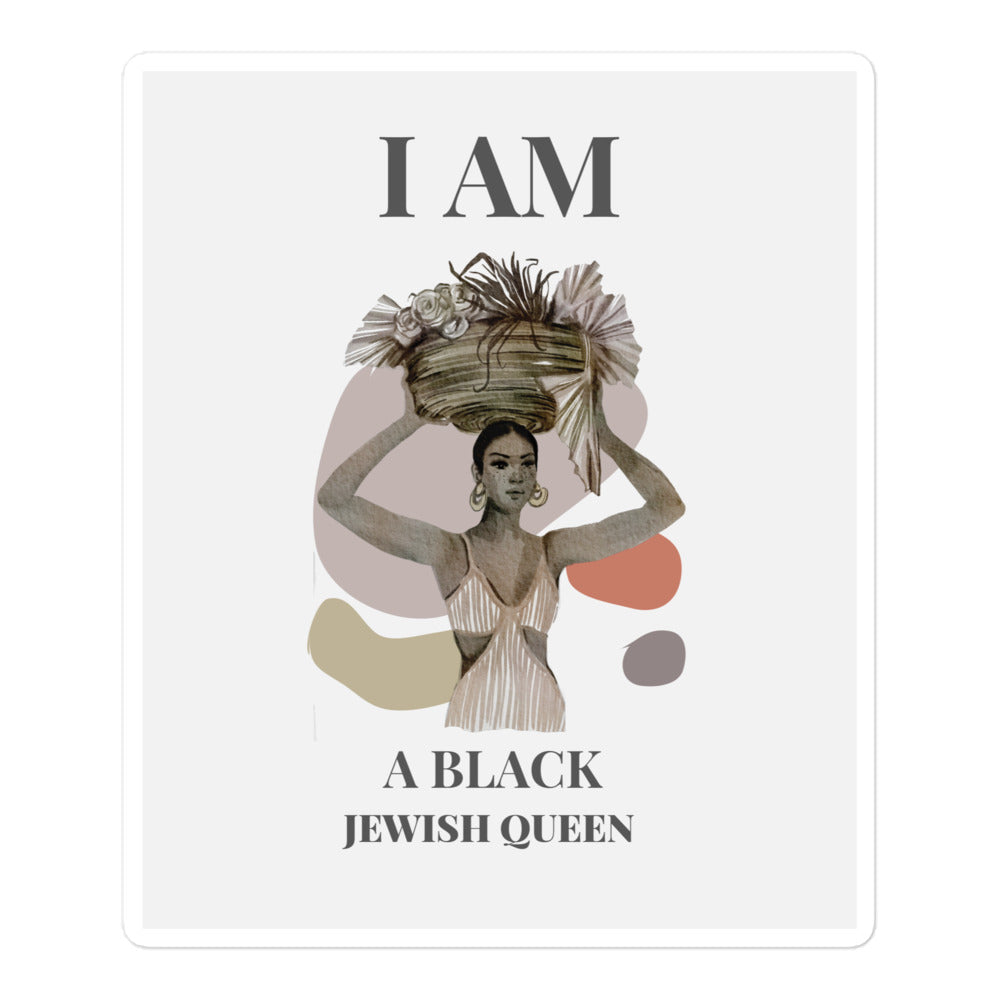 Black & Jewish Love | Kiss Cut Sticker