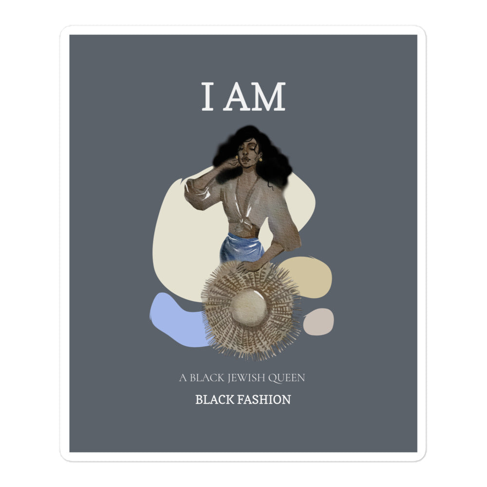 Black & Jewish Love | Kiss Cut Sticker