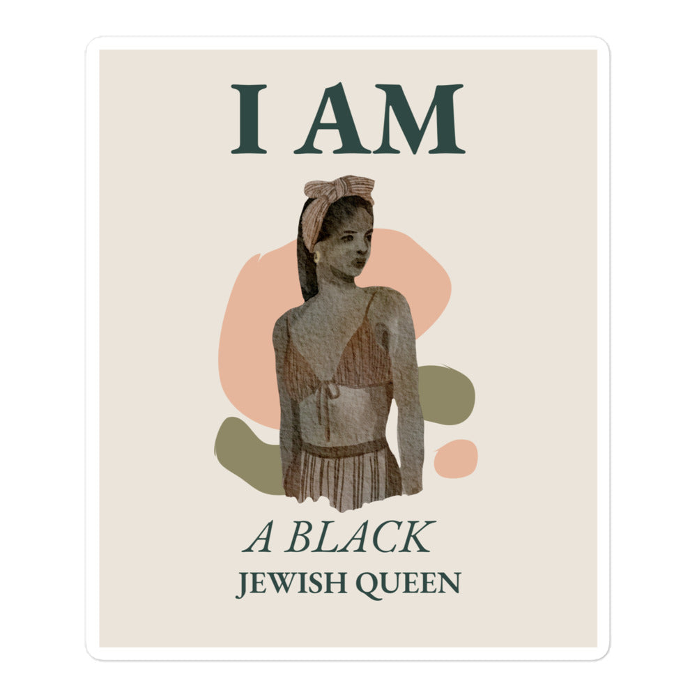 Black & Jewish Love | Kiss Cut Sticker