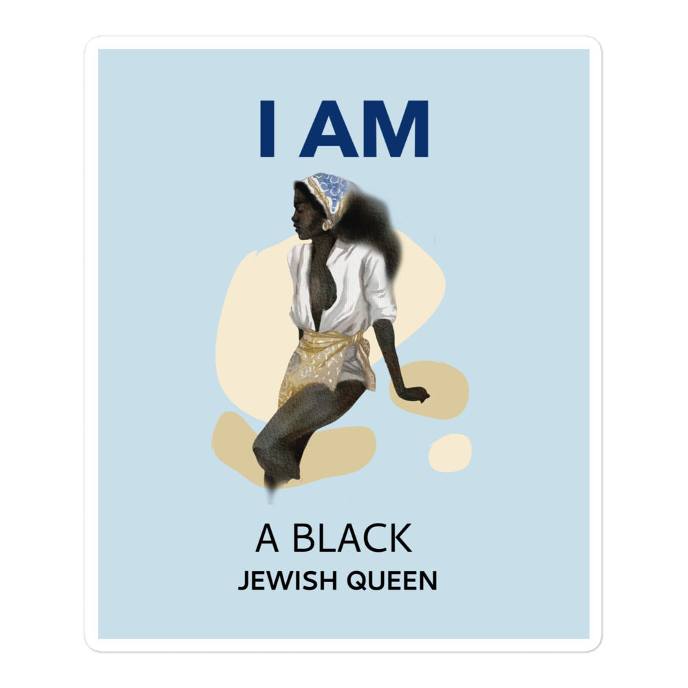 Black & Jewish Love | Kiss Cut Sticker