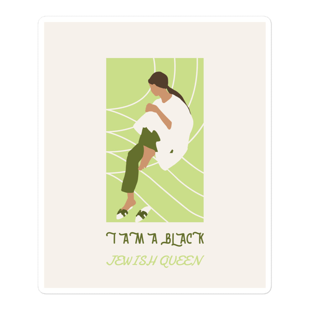 Black & Jewish Love | Kiss Cut Sticker