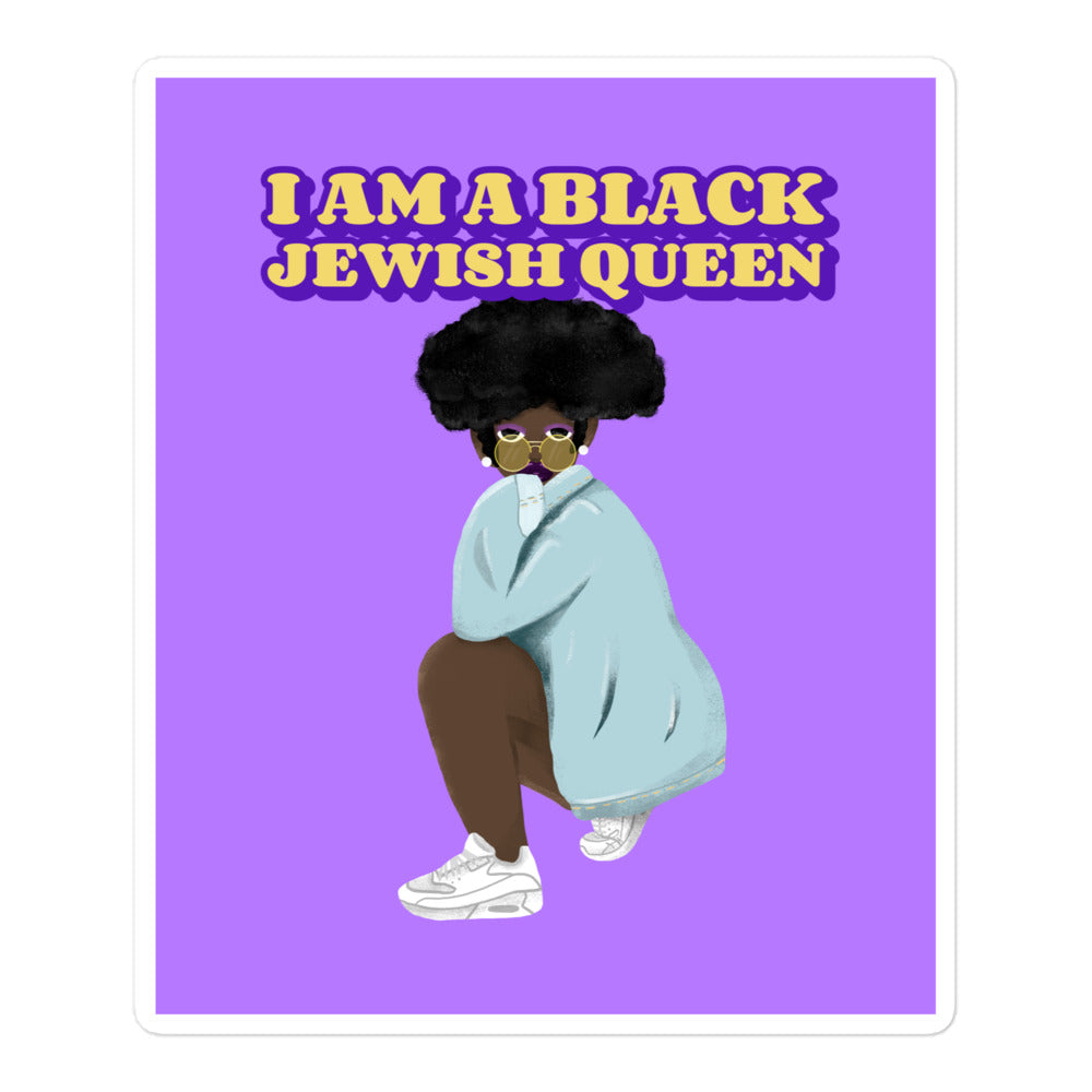Black & Jewish Love | Kiss Cut Sticker