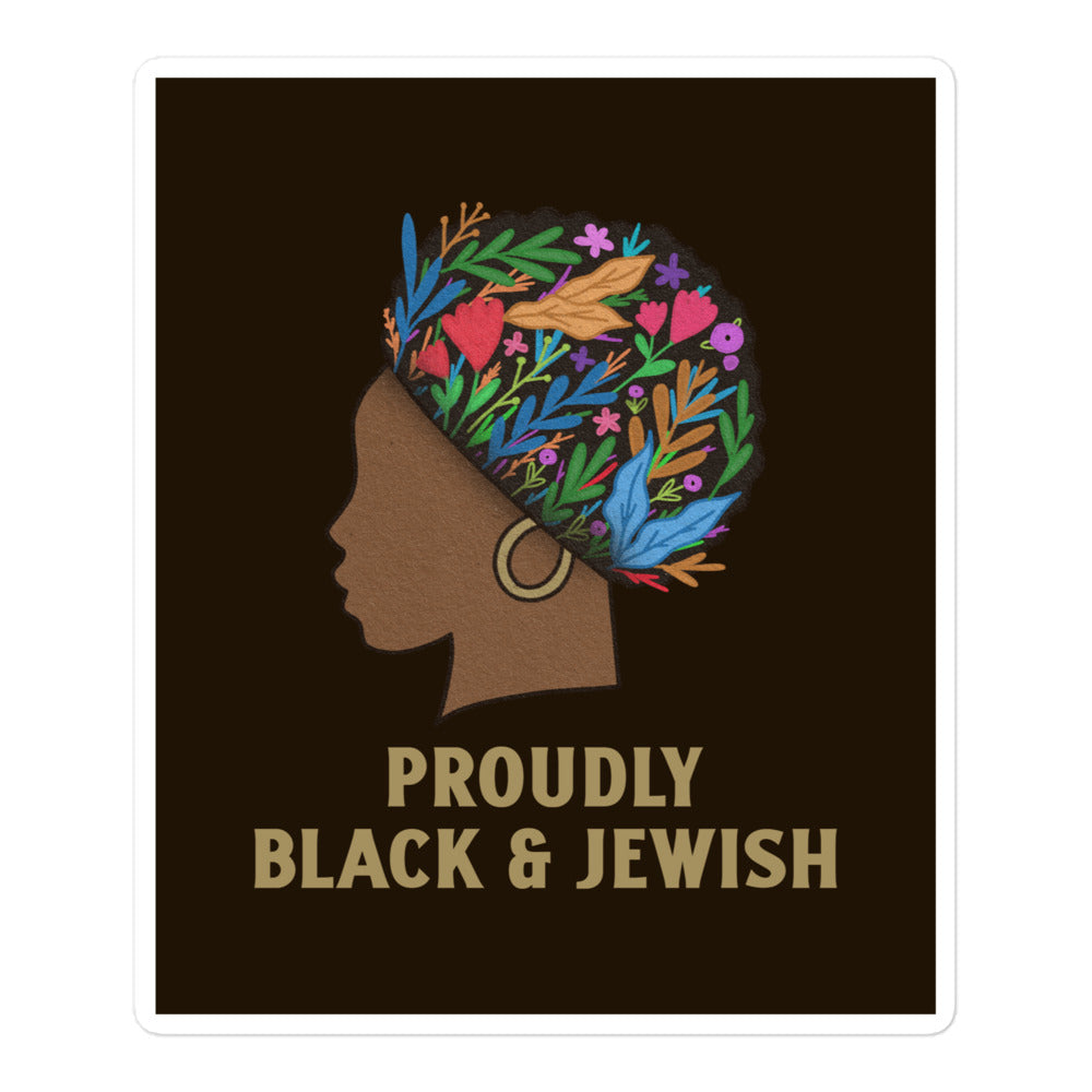 Black & Jewish Love | Kiss Cut Sticker
