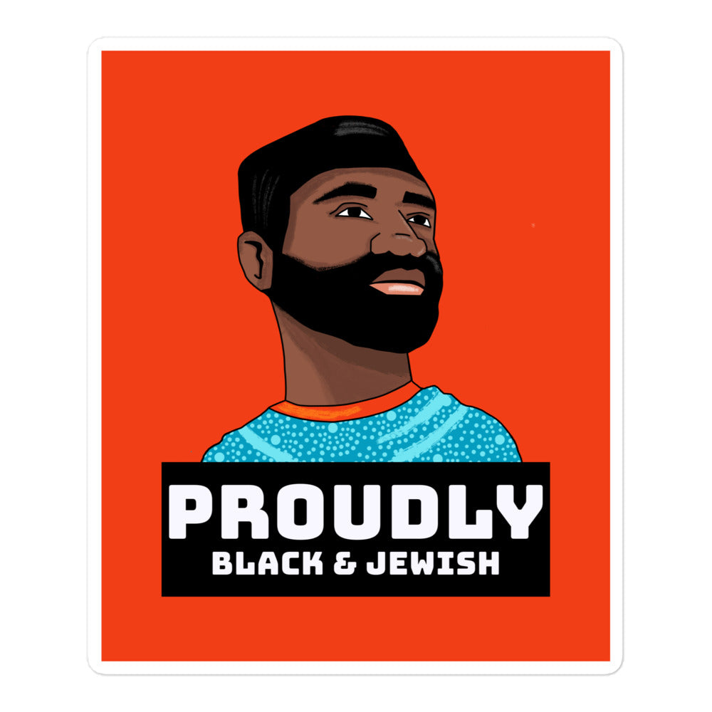 Black & Jewish Love | Kiss Cut Sticker