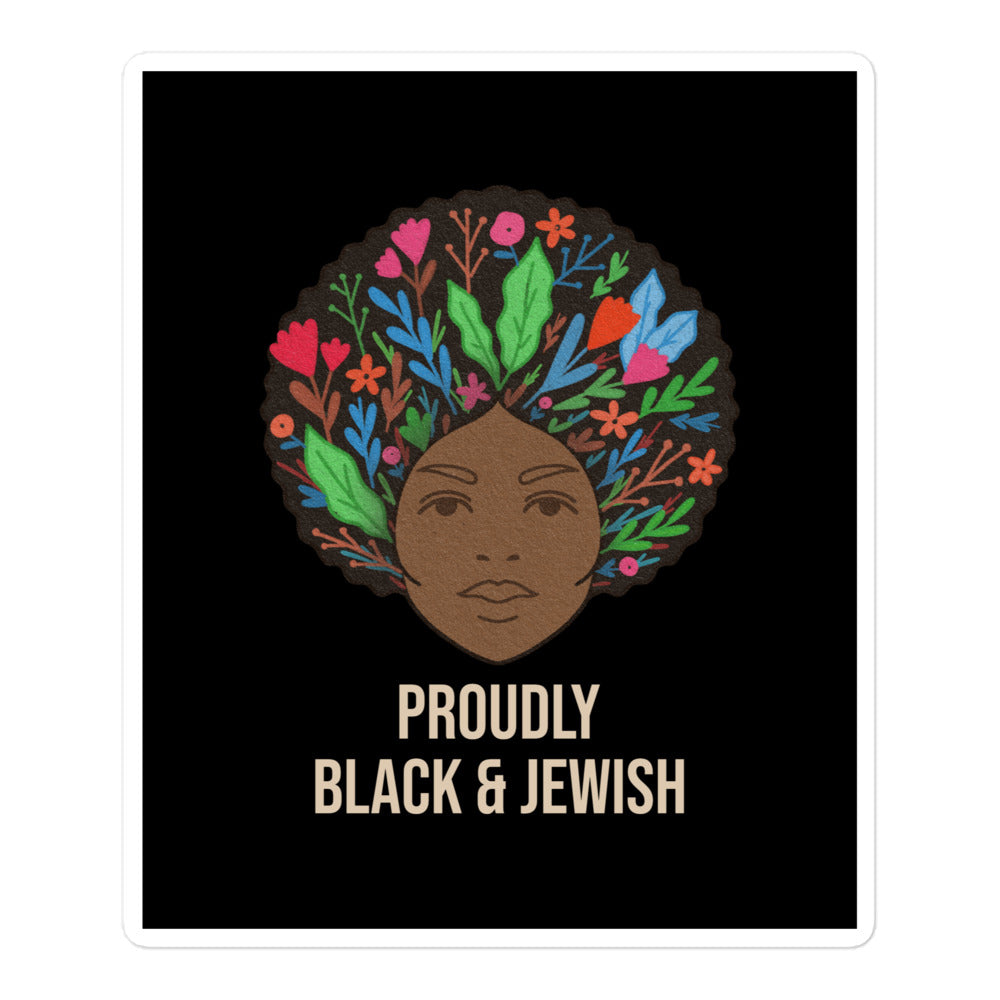 Black & Jewish Love | Kiss Cut Sticker