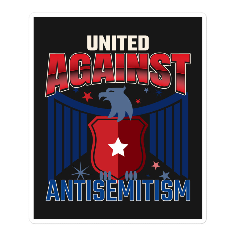 USA Edition | United Against Antisemitism | Kiss Cut Sticker Jouparty