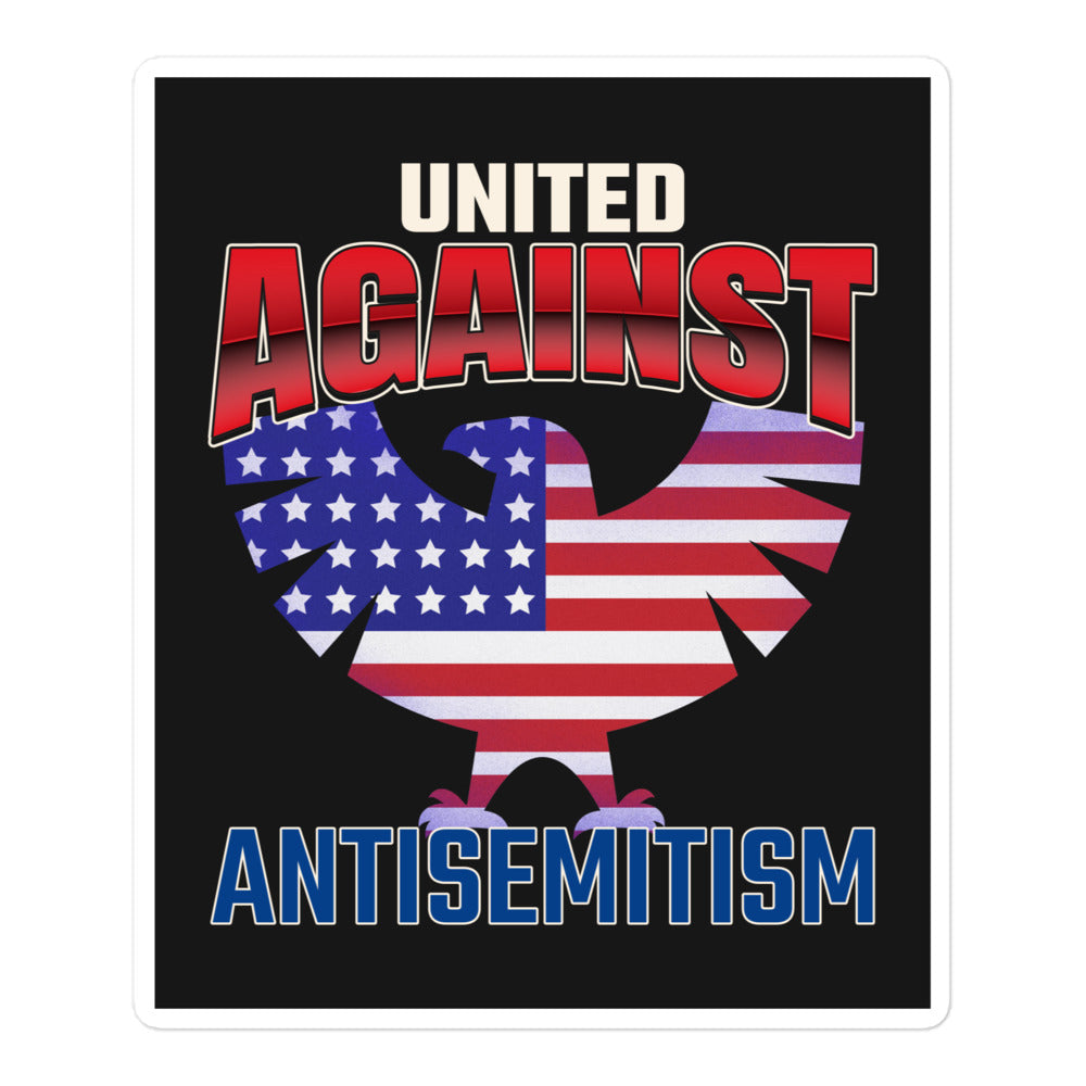 USA Edition | United Against Antisemitism | Kiss Cut Sticker Jouparty