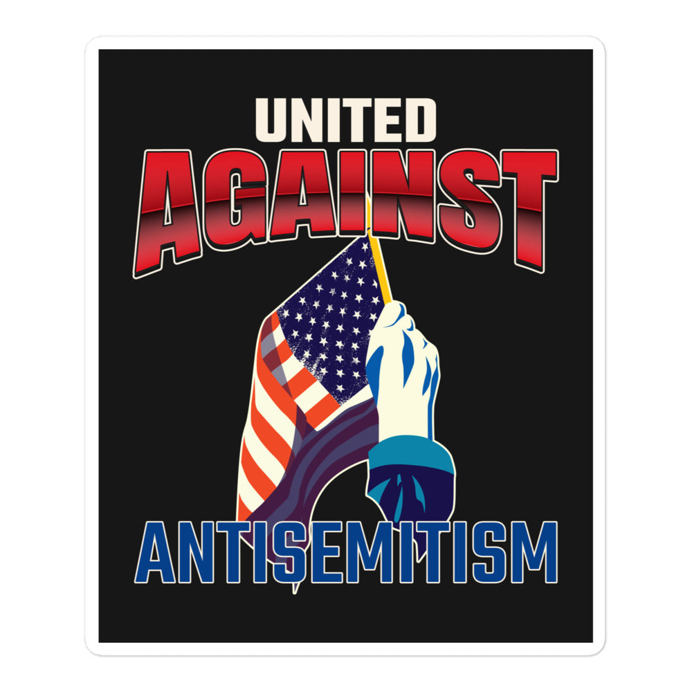 USA Edition | United Against Antisemitism | Kiss Cut Sticker Jouparty