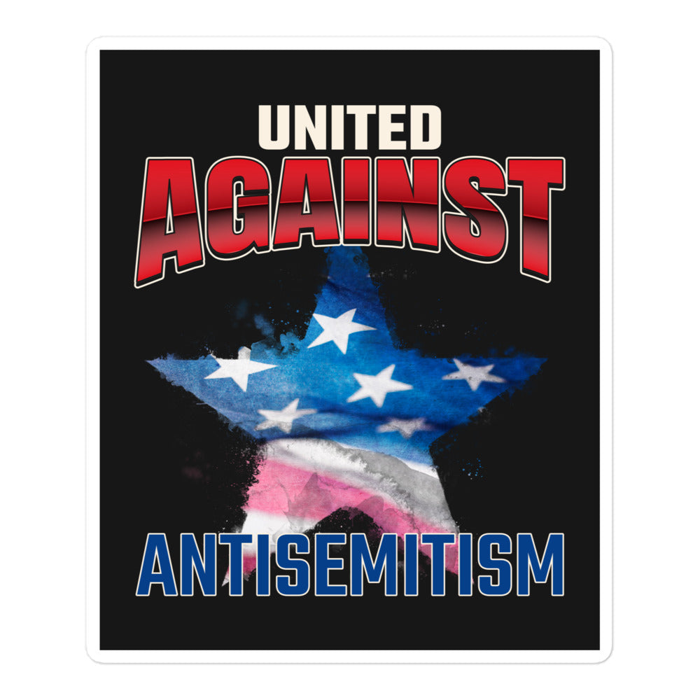 USA Edition | United Against Antisemitism | Kiss Cut Sticker Jouparty