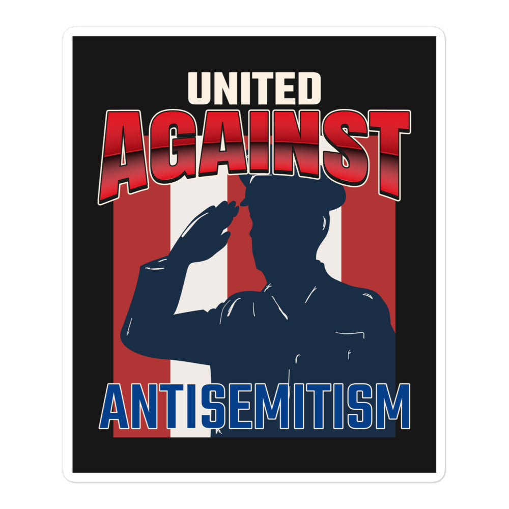 USA Edition | United Against Antisemitism | Kiss Cut Sticker Jouparty