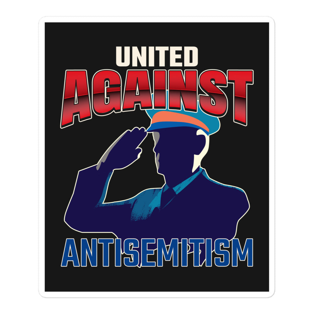 USA Edition | United Against Antisemitism | Kiss Cut Sticker Jouparty