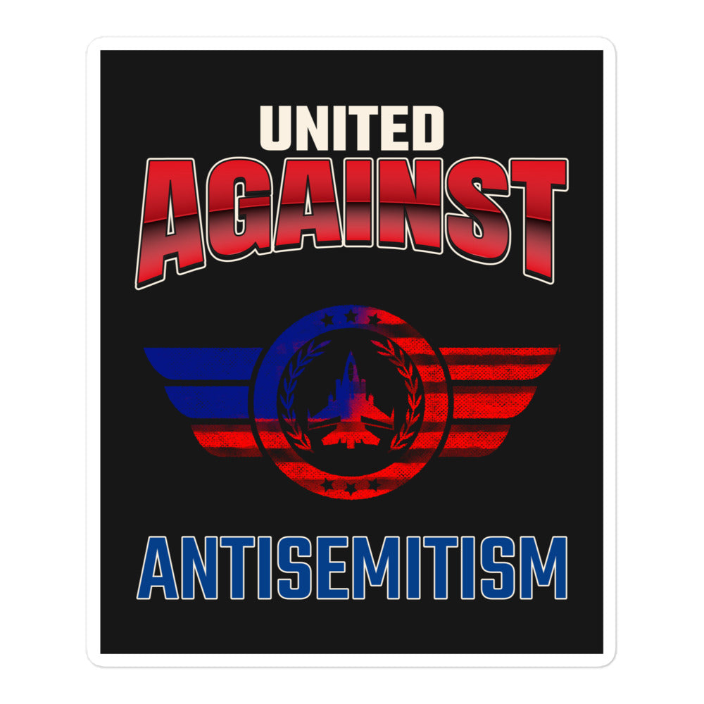 USA Edition | United Against Antisemitism | Kiss Cut Sticker Jouparty