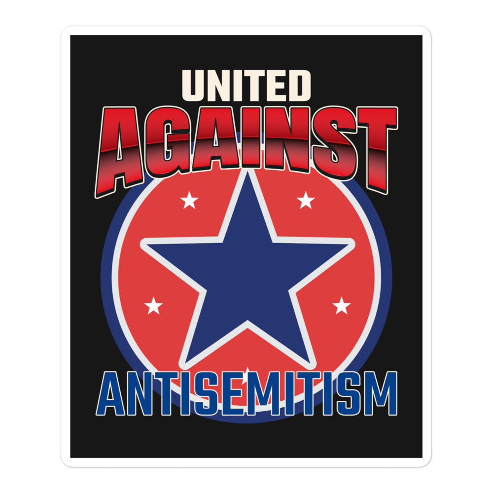 USA Edition | United Against Antisemitism | Kiss Cut Sticker Jouparty