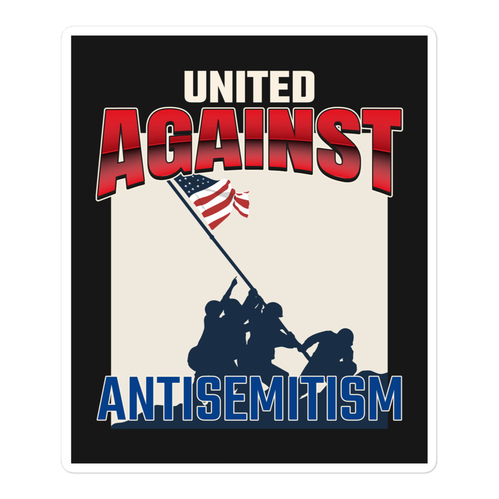 USA Edition | United Against Antisemitism | Kiss Cut Sticker Jouparty