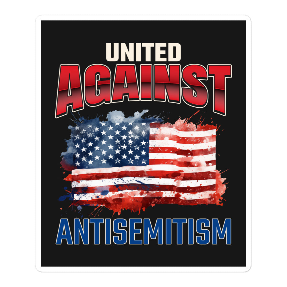 USA Edition | United Against Antisemitism | Kiss Cut Sticker Jouparty