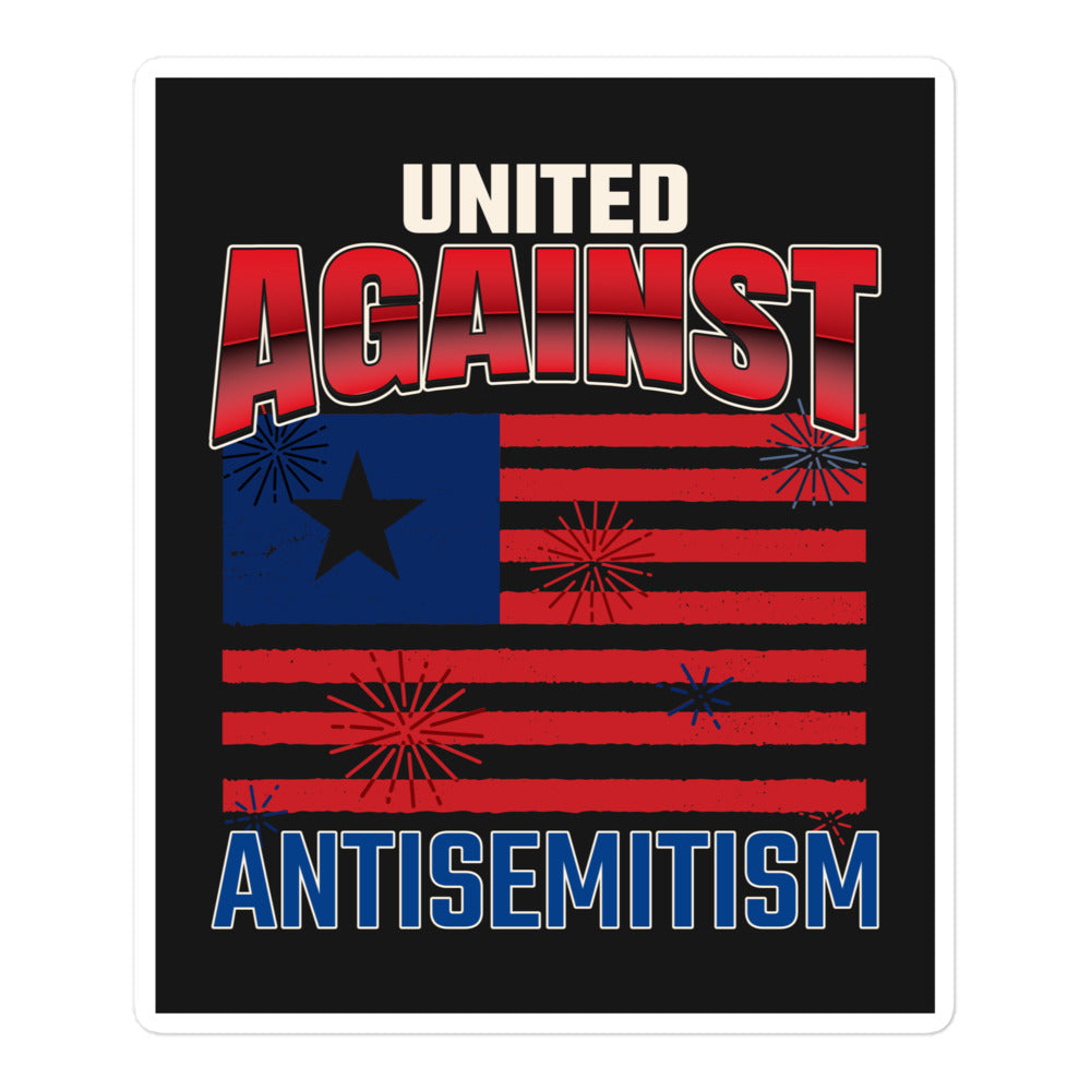 USA Edition | United Against Antisemitism | Kiss Cut Sticker Jouparty