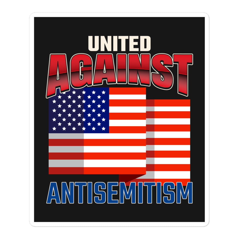 USA Edition | United Against Antisemitism | Kiss Cut Sticker Jouparty