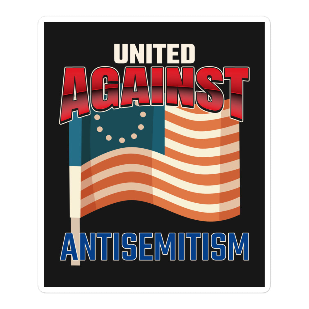 USA Edition | United Against Antisemitism | Kiss Cut Sticker Jouparty