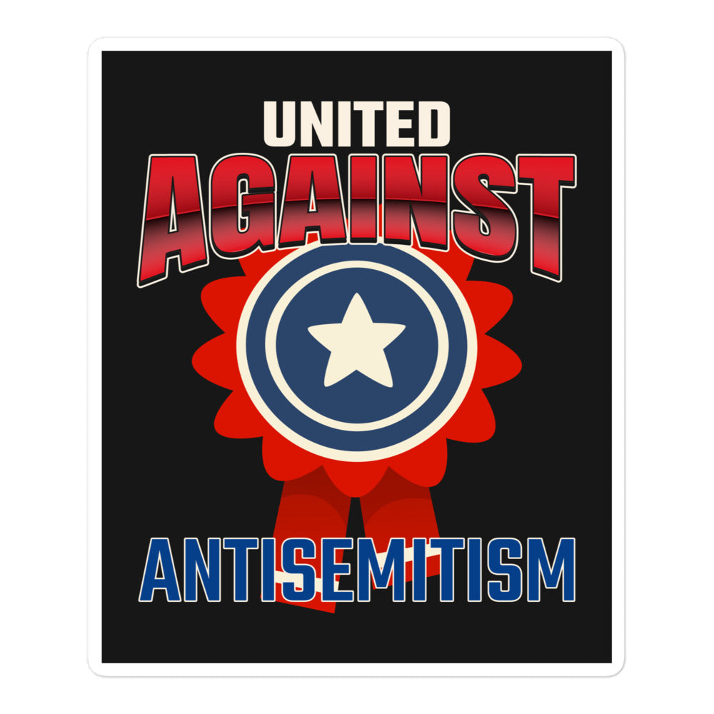 USA Edition | United Against Antisemitism | Kiss Cut Sticker Jouparty