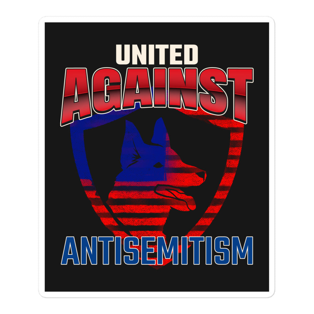 USA Edition | United Against Antisemitism | Kiss Cut Sticker Jouparty