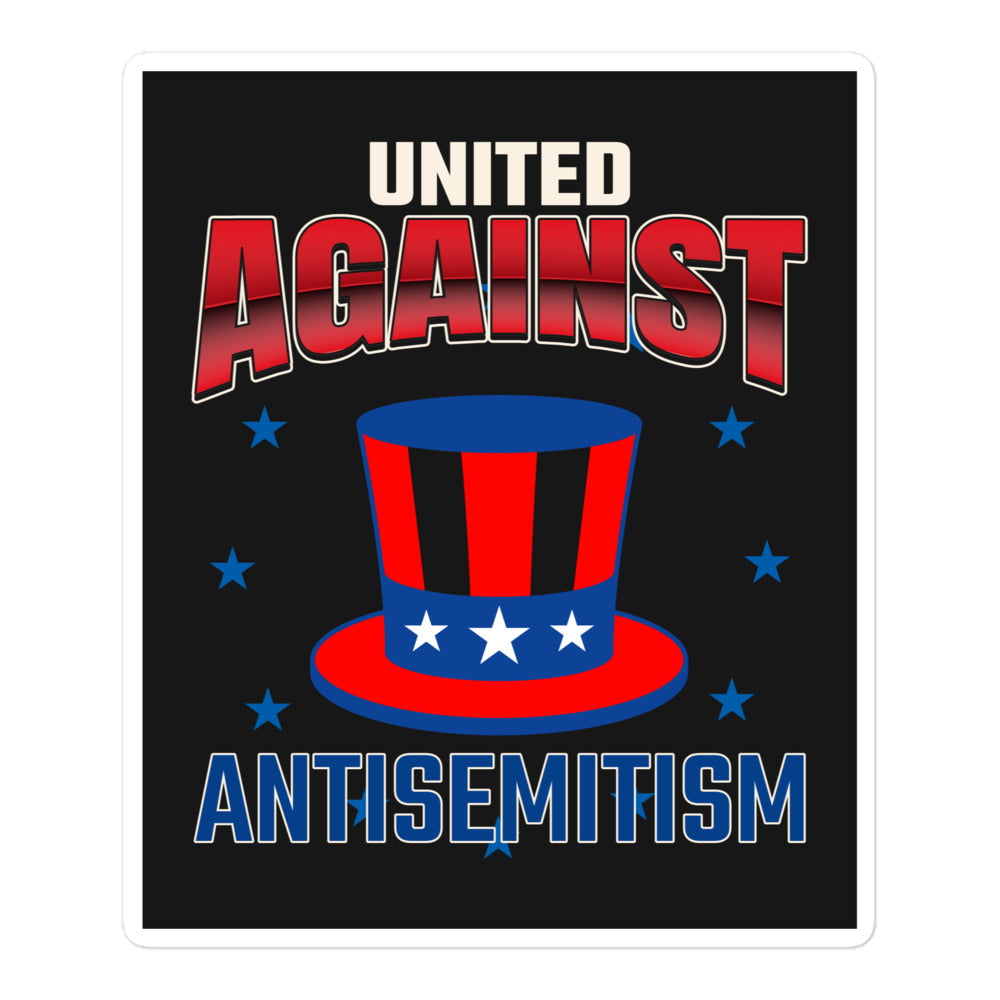 USA Edition | United Against Antisemitism | Kiss Cut Sticker Jouparty