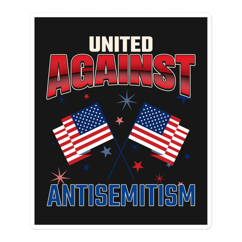 USA Edition | United Against Antisemitism | Kiss Cut Sticker Jouparty