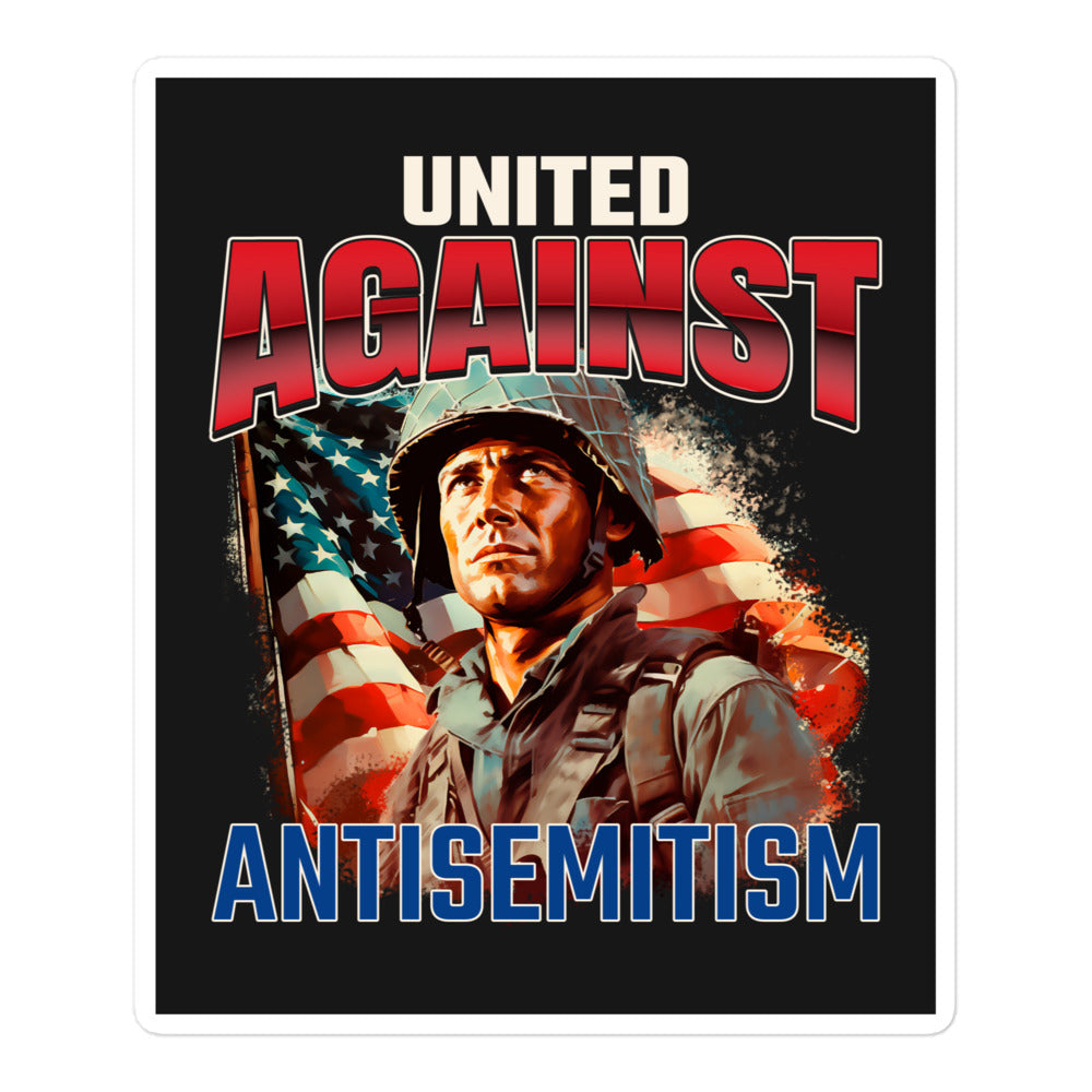 USA Edition | United Against Antisemitism | Kiss Cut Sticker Jouparty