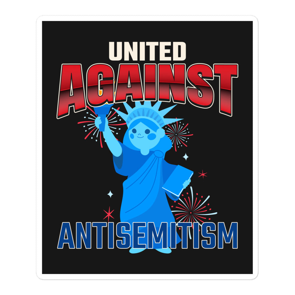 USA Edition | United Against Antisemitism | Kiss Cut Sticker Jouparty