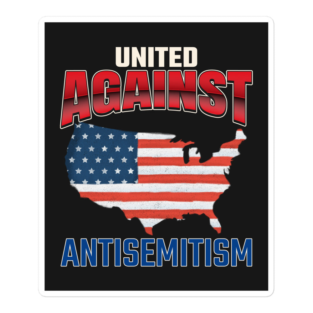 USA Edition | United Against Antisemitism | Kiss Cut Sticker Jouparty
