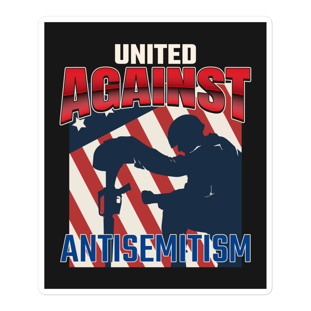 USA Edition | United Against Antisemitism | Kiss Cut Sticker Jouparty