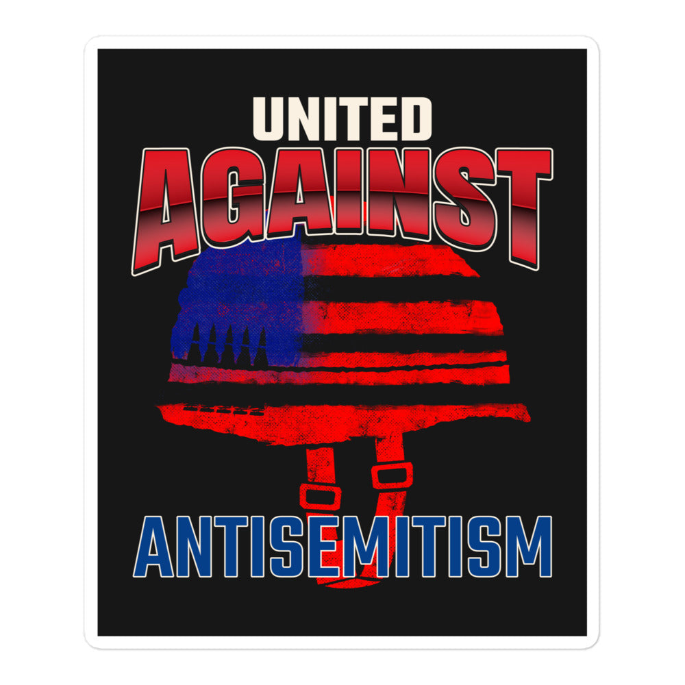 USA Edition | United Against Antisemitism | Kiss Cut Sticker Jouparty