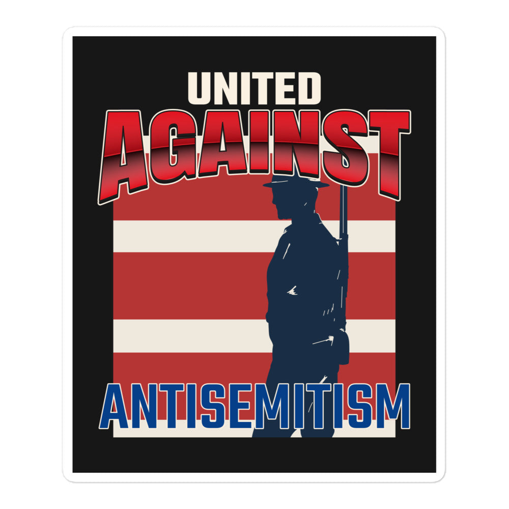 USA Edition | United Against Antisemitism | Kiss Cut Sticker Jouparty