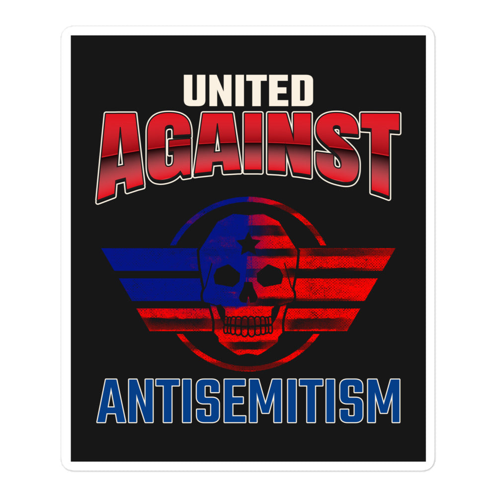 USA Edition | United Against Antisemitism | Kiss Cut Sticker Jouparty