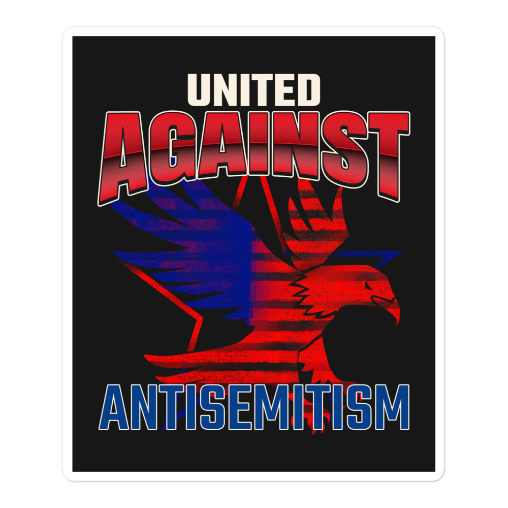 USA Edition | United Against Antisemitism | Kiss Cut Sticker Jouparty
