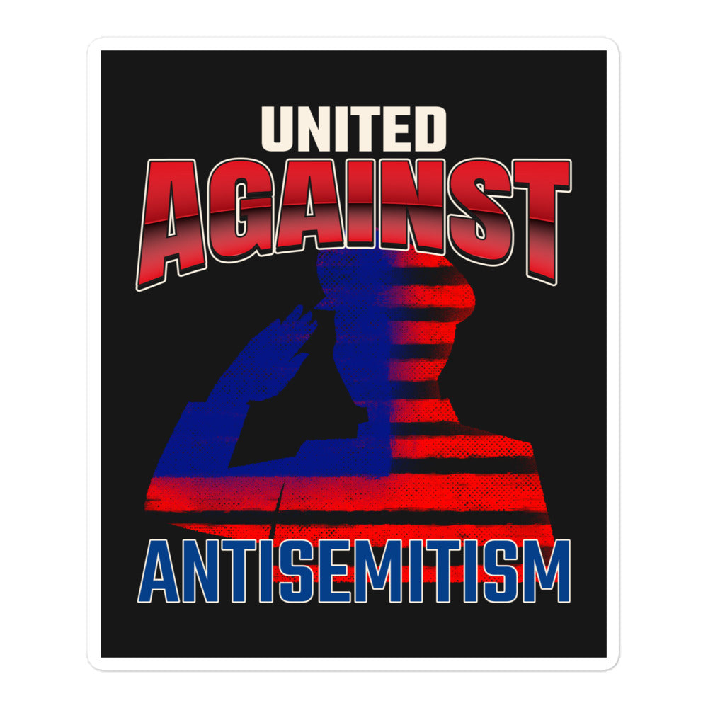 USA Edition | United Against Antisemitism | Kiss Cut Sticker Jouparty